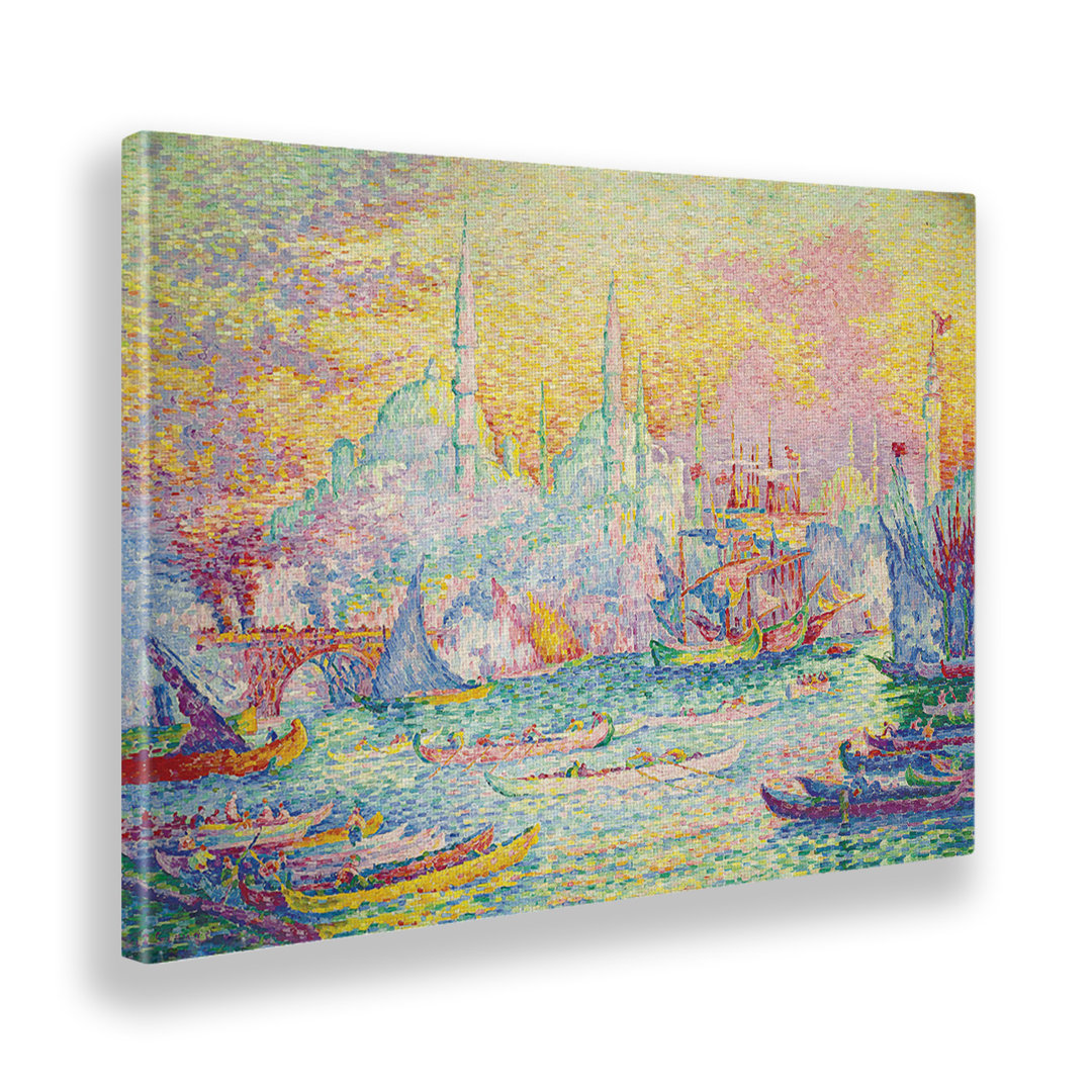 Wandbild Das Goldene Horn (Konstantinopel) von Paul Signac