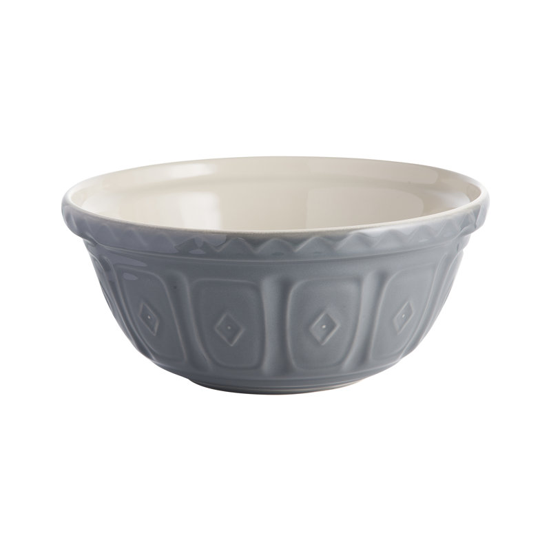 Colour Mix, Mixing Bowl, Grey, 29cm