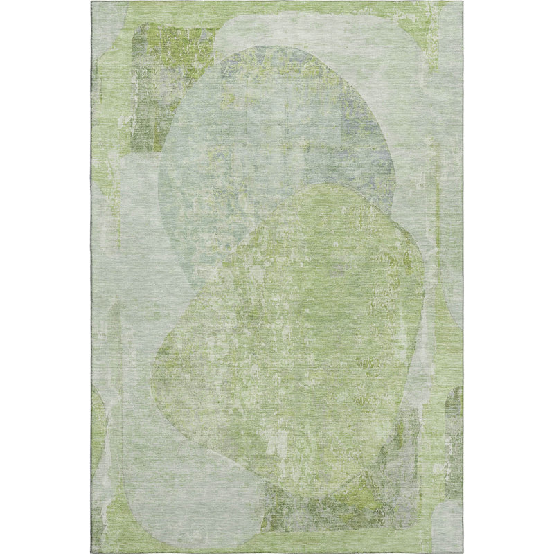Premium Machine Washable Marasco AMF1635 Modern Rug, Rectangle 9' x 12'