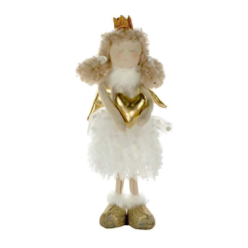 Figurine de poupée fille, Blanc