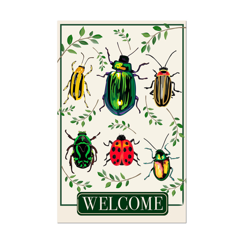 Drapeau de maison Garden Beetles
