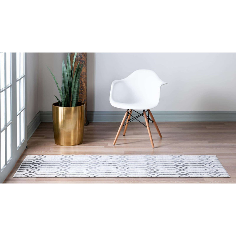 Clidy Abstract Indoor Rug, Runner 2' x 6'