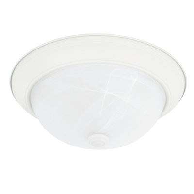 Plafonnier encastré 13 po 2 lumières Indépendant
