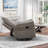 Henriane 33.5'' Wide Modern and Upholstered Manual Swivel and Rocker Standard Recliner  (Set Of 2)-291188940