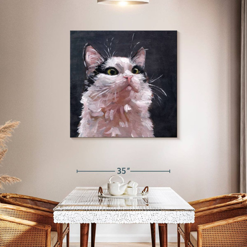 Kitty, 39" H x 39" W