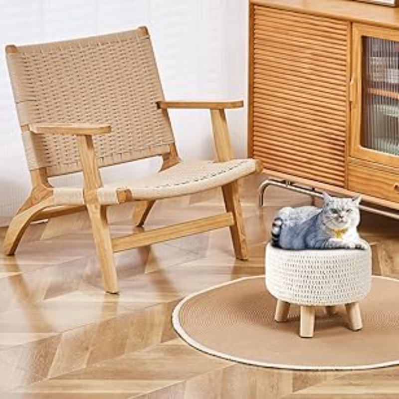 Repose-pieds 100% coton Boho