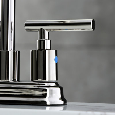 Kingston Manhattan Two-Handle 2-Hole Deck Mount Bar Faucet