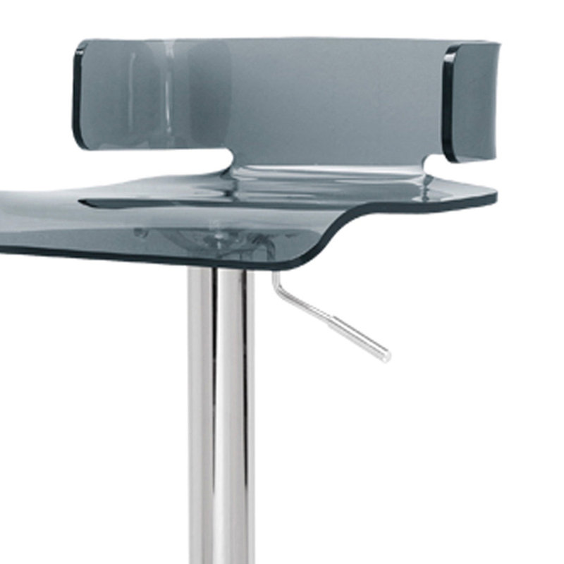 Adjustable Swivel Stool, Grey
