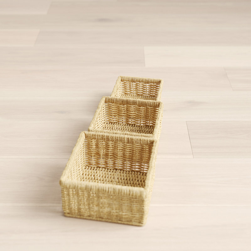 Rebrilliant Aghaboy Wicker Decorative Basket
