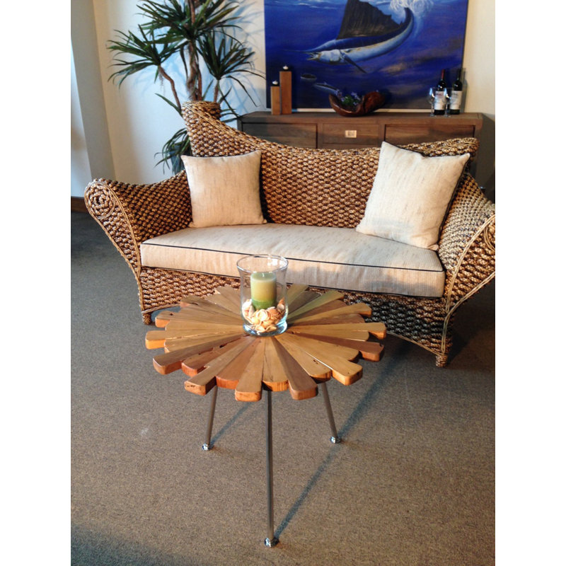 Solid Wood Top End Table
