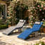 Chaises longues réglables pliantes pour la piscine-2112469398