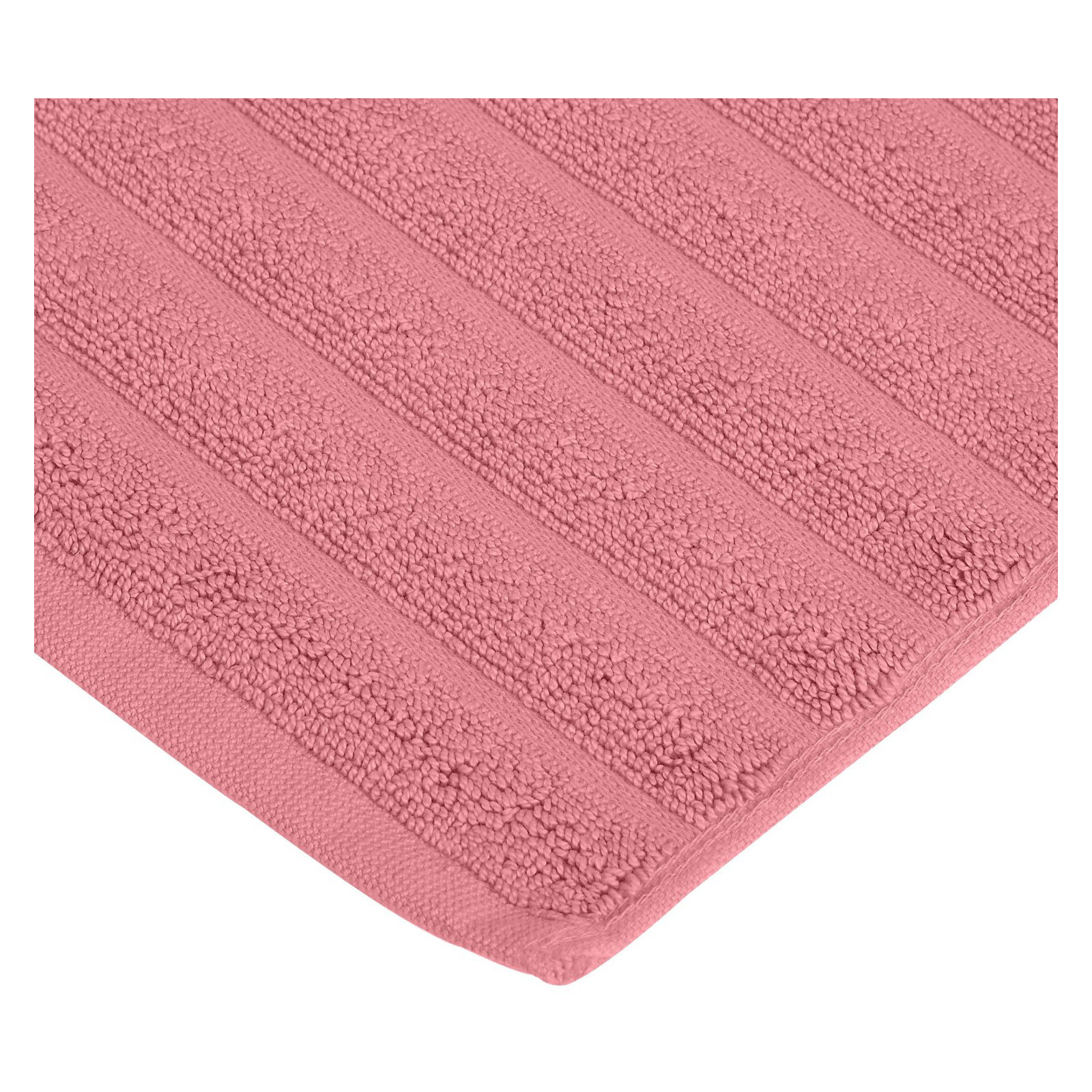 Pardue Cotton Bath Mat, Rosewood, Solid Color
