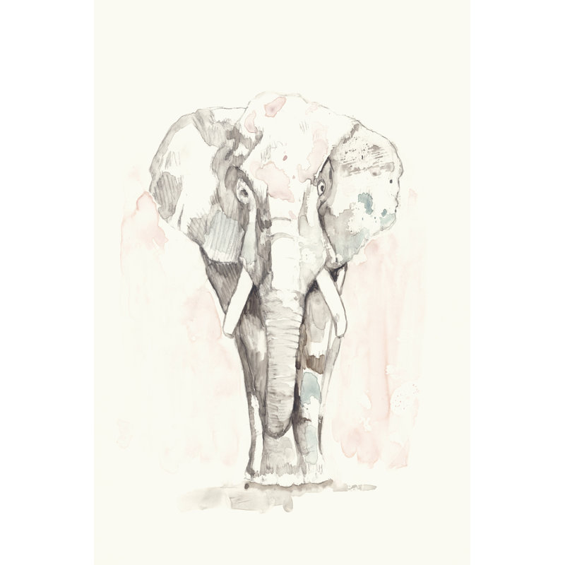 Pastel Safari II - Wrapped Canvas Painting, 46cm H x 30cm W x 3.8cm D