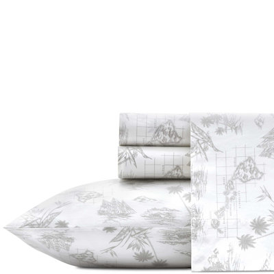 Tommy Bahama Printed Percale Cotton Sheet Set
