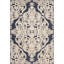Tapis bleu marine à motif de médaillons Danyea-22789702