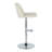 Swivel Upholstered Adjustable Height Counter Stool with Metal Frame-92718796