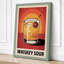 Whiskey Sour Cocktail Art Deco - Wrapped Canvas-490384584-490384587