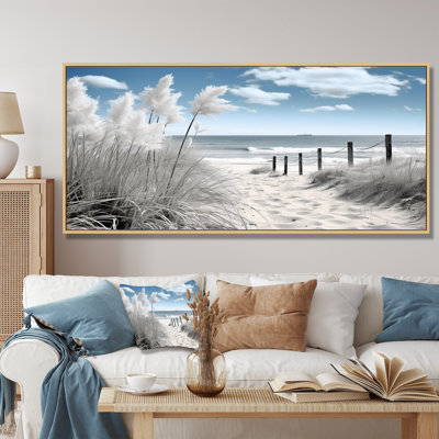 Beach Seascape Dreams Path II - Coastal Beach Wall Art For Living Room