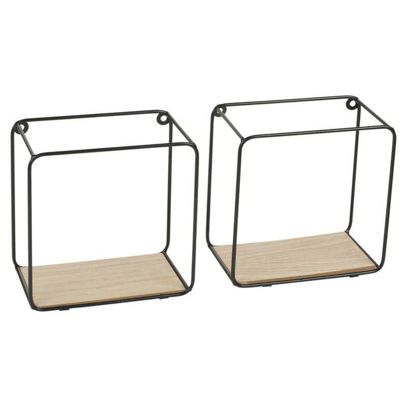 Johnar 3 Piece Square Floating Shelf