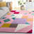 Harsirat Handmade Hand Tufted Wool Pink/Orange/Beige Rug-1951705577