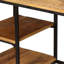 Feller Solid Wood Steel Writing Desk