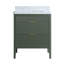 Ensemble de meuble-lavabo autoportant 30 po avec 2 poignées et plateau en marbre d'ingénierie - entièrement assemblé-2075905017-2075905018-2075904967