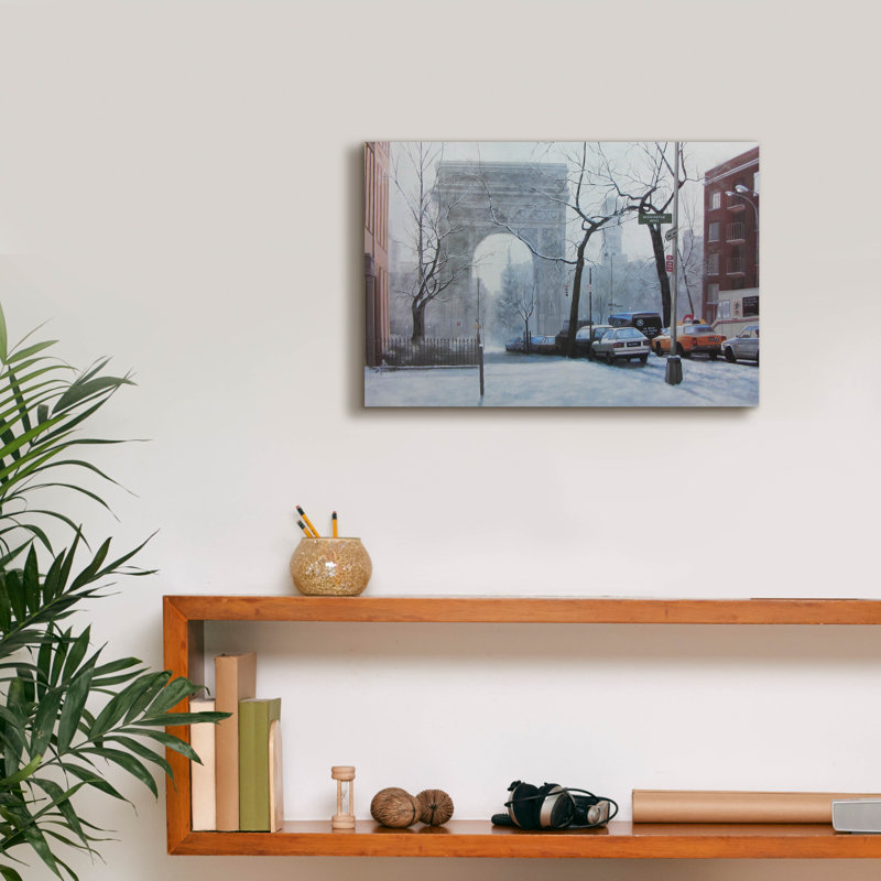 " Washington Square " by Diane Romanello, 12" H x 18" W x 0.75" D