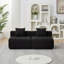 Canapé modulaire en chenille avec 2 coussins-719732463