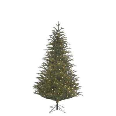 Künstlicher Weihnachtsbaum mit Leuchten und Ständer