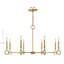 Noah 8-Light Chandelier in Gold Armoury by Breegan Jane