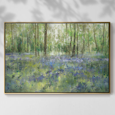 LAVENDER HILL, toile tendue avec châssis de qualité supérieure - prête à être accrochée