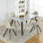 Carvajal Cavanagh 5-Piece Modern Dining Set-794534690-794534691