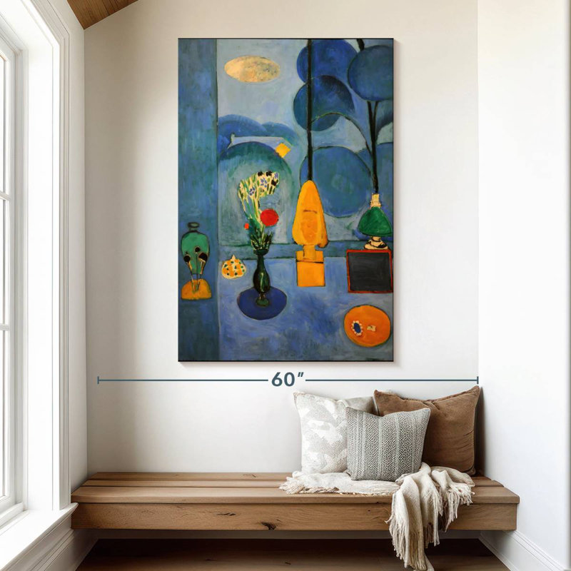 Avery The Blue Window, 51" H x 34" W