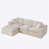 Chenille blanche