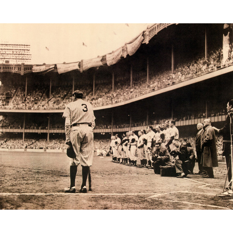Babe Ruth Bows Out, H 28 po x l 35 po