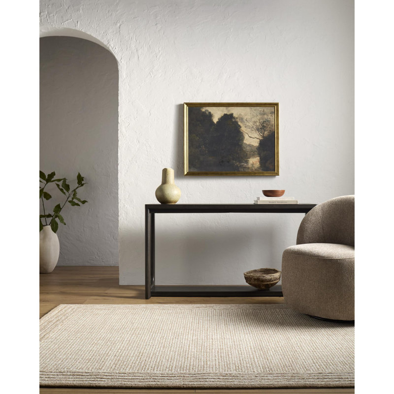 Fegley Handmade Indoor Area Rug, Rectangle 5' x 7'6"
