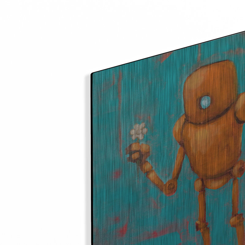 «Bot With Flower» par Craig Snodgrass, H 16 po x l 12 po