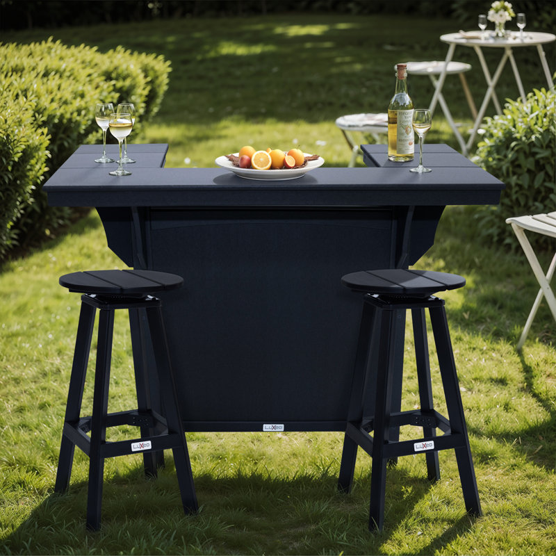 Mason-Cabo Serving Counter (3-Piece Set), Black