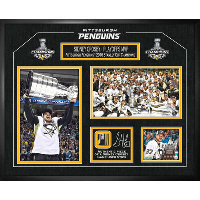 Crosby, S, coupe Stanley, collage avec bâton de jeu LE 887