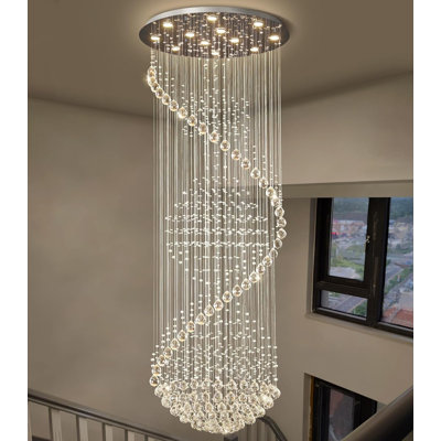 Itay 12 - Light Dimmable Tiered Chandelier
