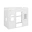 Twin House Loft Bed With Ladder-1716051126