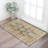 Charcoal Medallion Hand Woven Distressed Area Rug-70668329