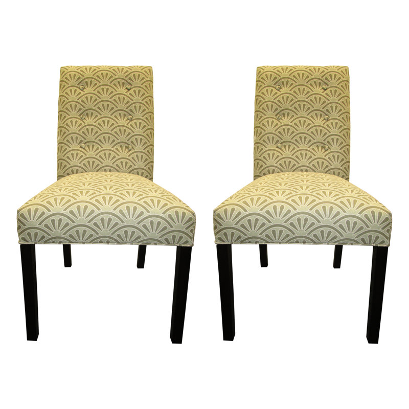 Upholstered Side Chair, Platinum