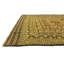 Tapis beige en laine 4 pi x 6 pi 4 po one-of-kind à la main noué la Warminster
