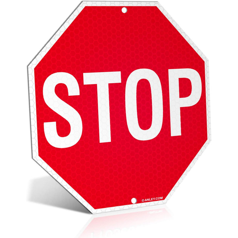 Panneau de signalisation en aluminium 12 po H x 12 po