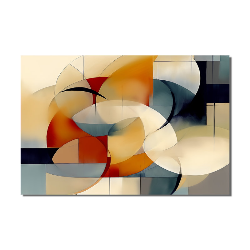 Exploration de motifs abstraits I - art mural abstrait géométrique