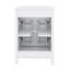 Meuble-lavabo moderne de 48 pouces avec lavabo en céramique, tiroir rabattable, tablettes de porte à double couche-674689483