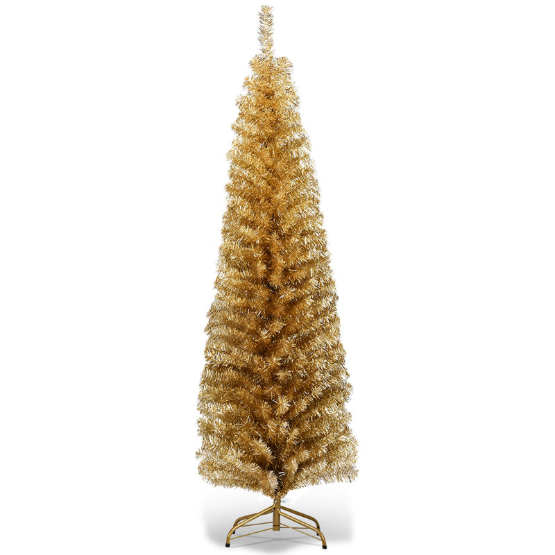 Arbre de noël artificiel doré 6 pi