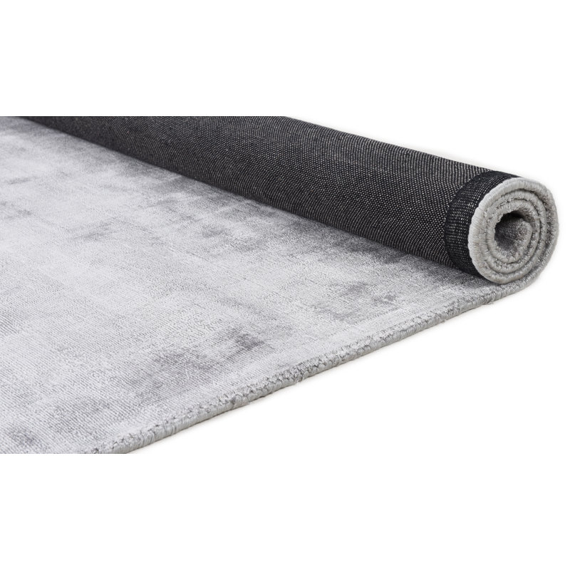 Shine Hand Loomed Grey Indoor Rug, Runner 65 x 135cm