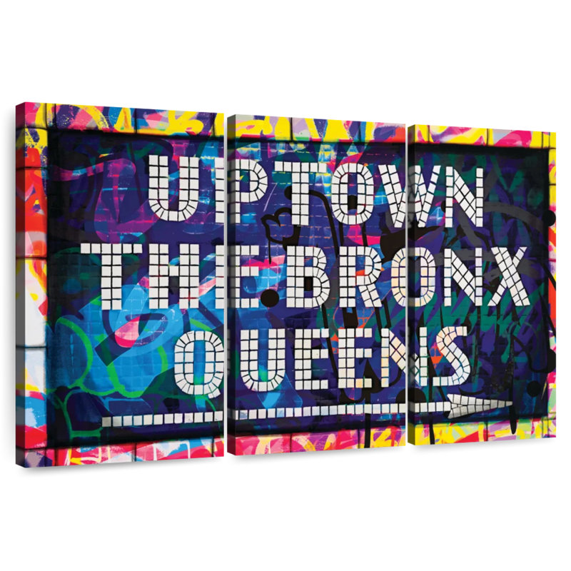 Tergel Uptown The Bronx Queens, H 42 po x l 65 po